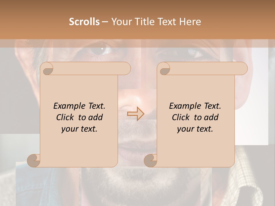 Set Gift Pink PowerPoint Template