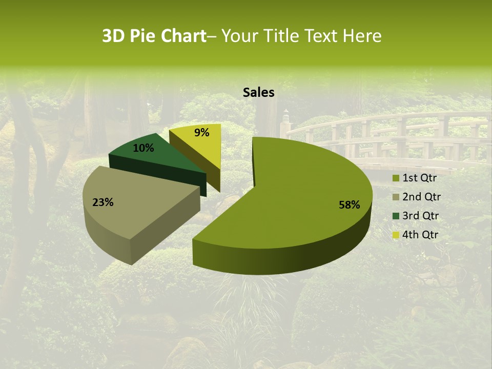 Cupcake Postage Star PowerPoint Template