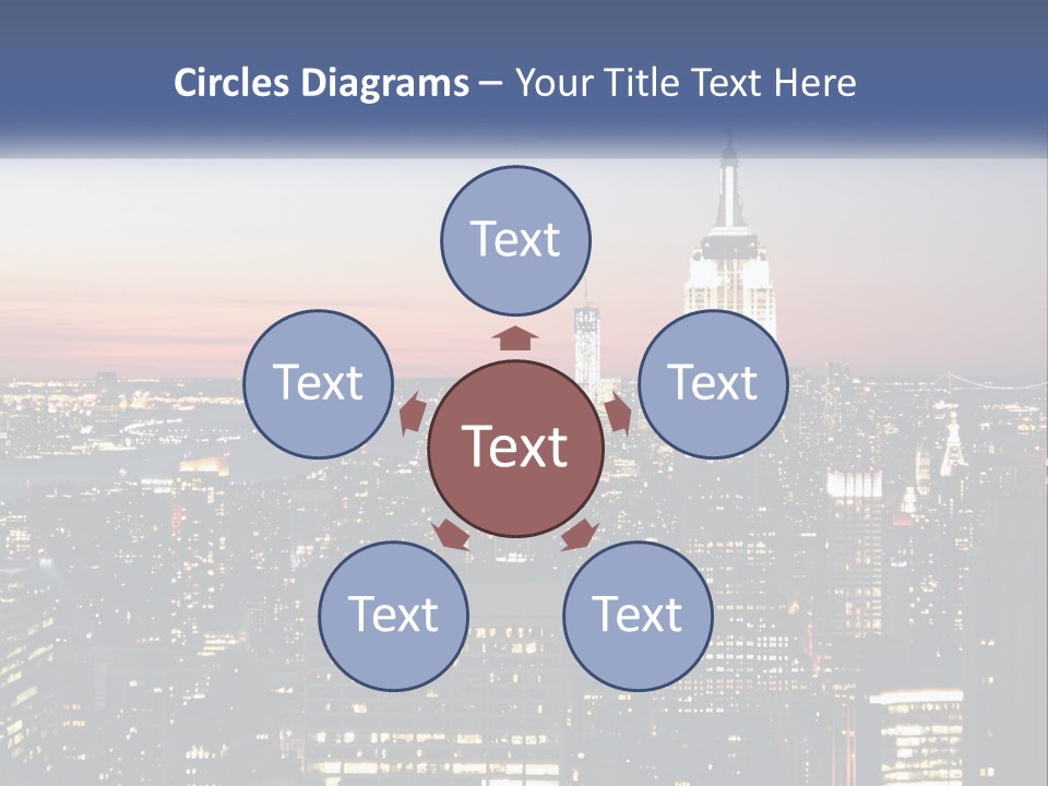 Celebrate Decorated Cupcake PowerPoint Template