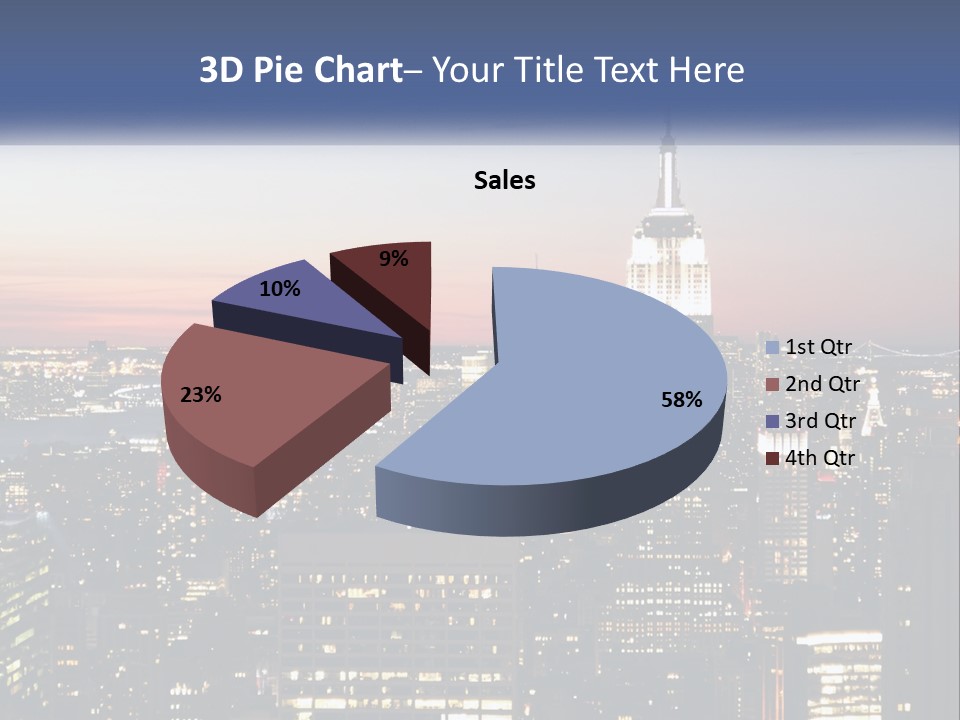 Celebrate Decorated Cupcake PowerPoint Template