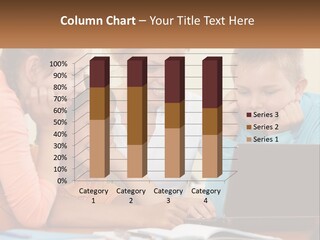 Little Youngster Schoolchildren PowerPoint Template