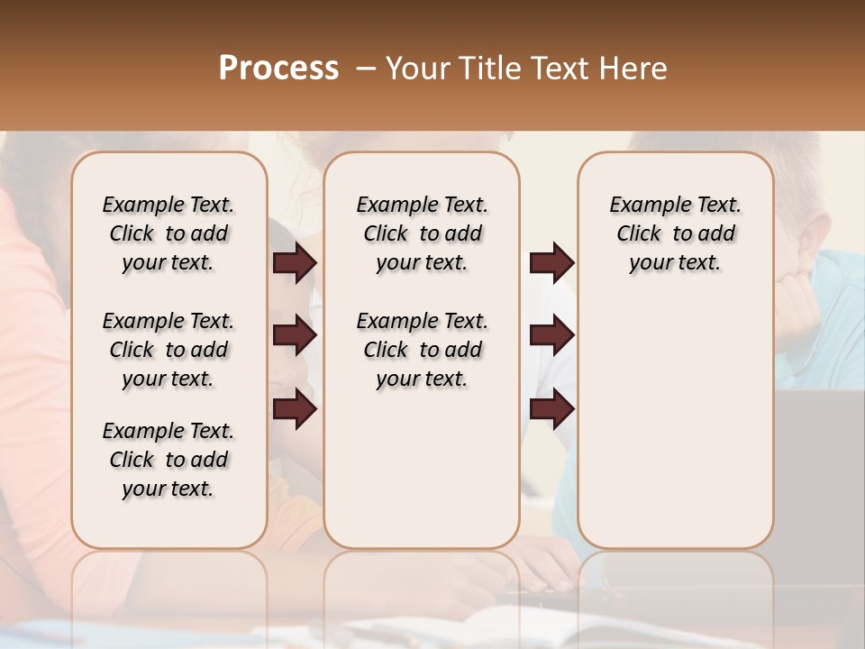 Little Youngster Schoolchildren PowerPoint Template