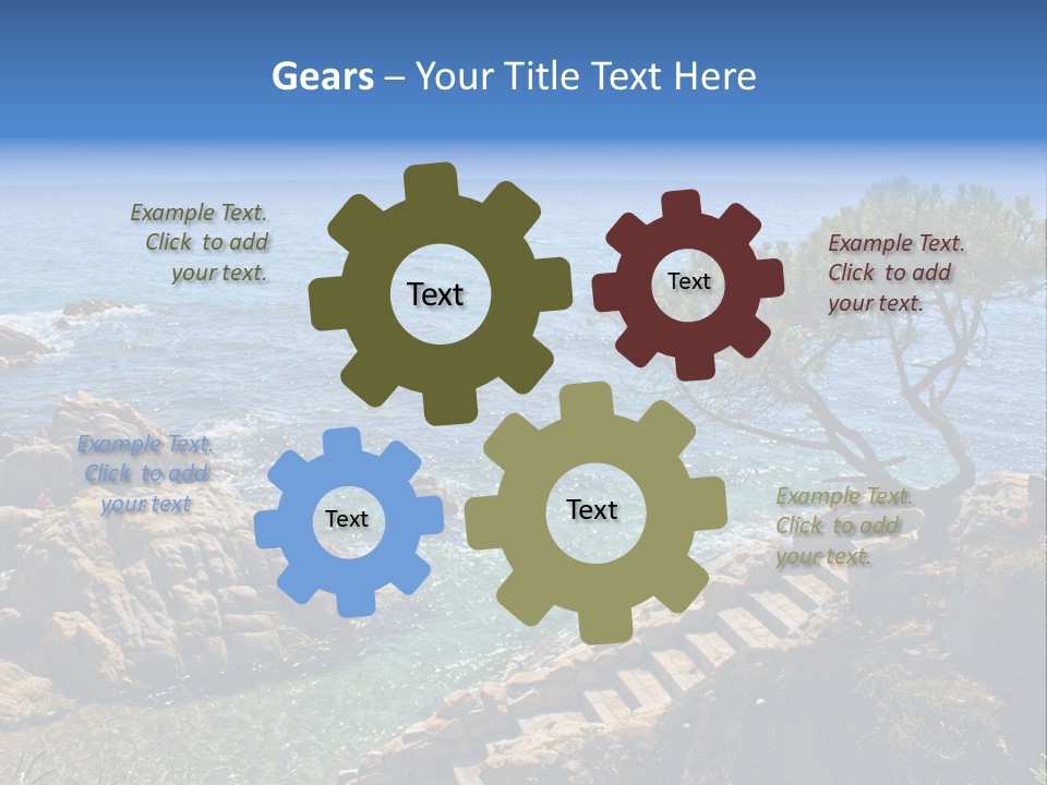 Tree Scenery Costa PowerPoint Template