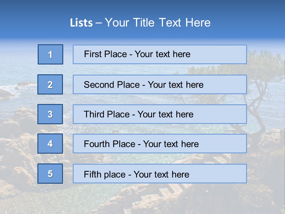 Tree Scenery Costa PowerPoint Template