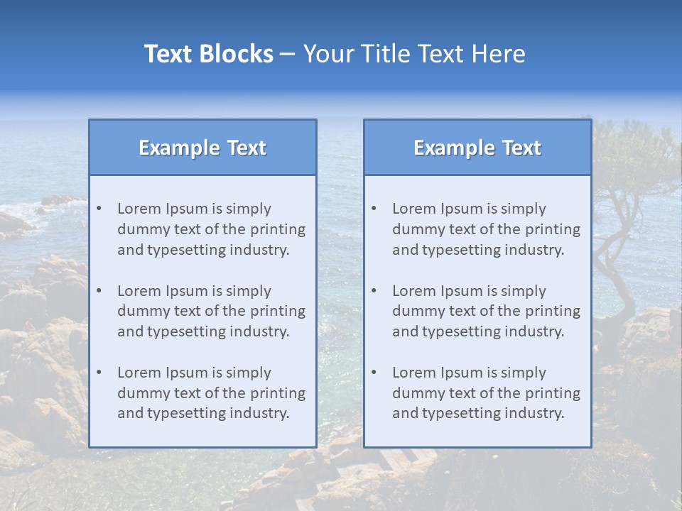 Tree Scenery Costa PowerPoint Template