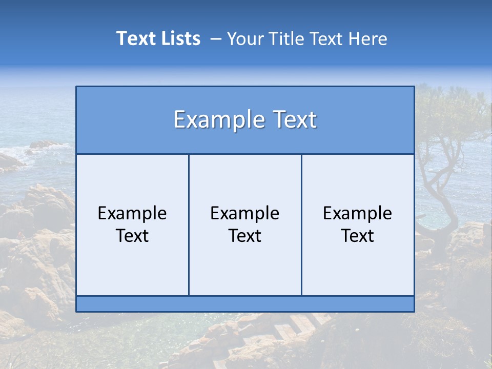Tree Scenery Costa PowerPoint Template