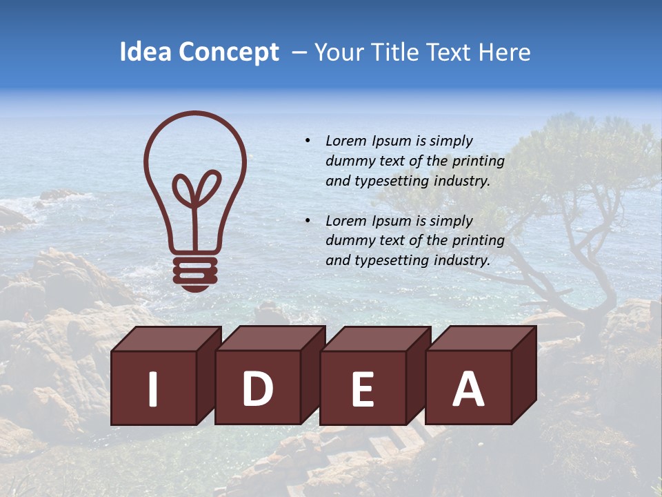 Tree Scenery Costa PowerPoint Template