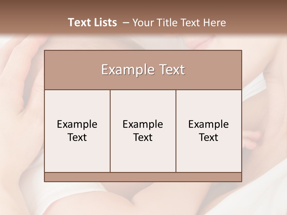 Safety Happiness Nutrient PowerPoint Template