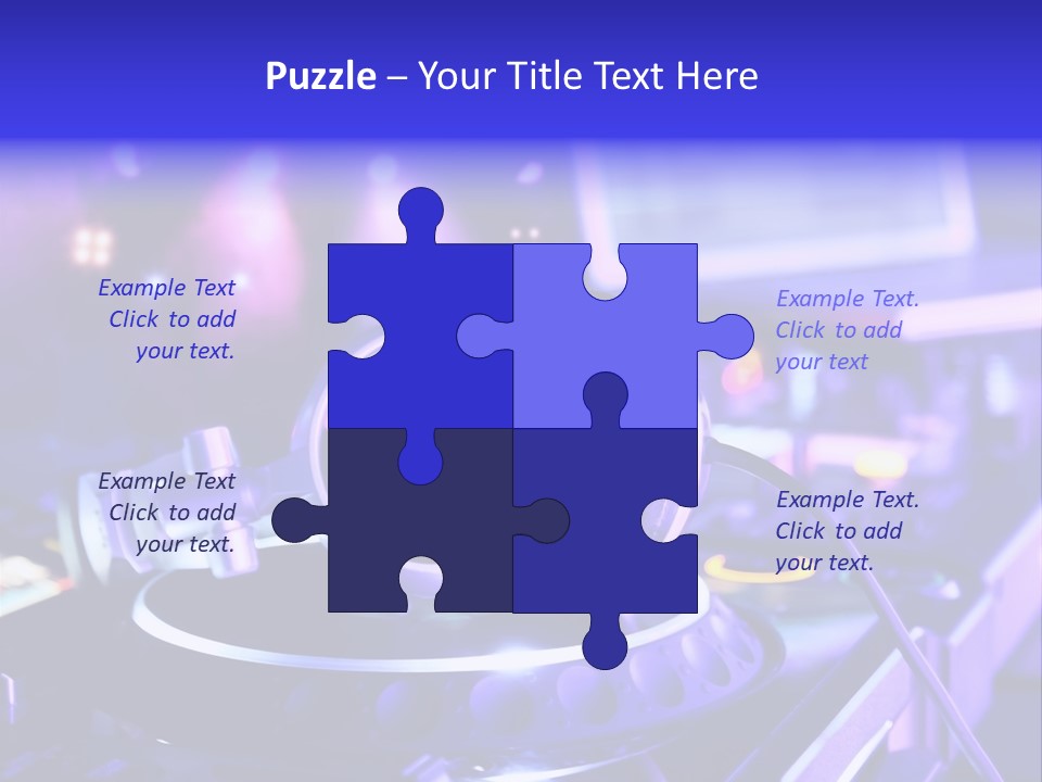 Light Instrument Jockey PowerPoint Template