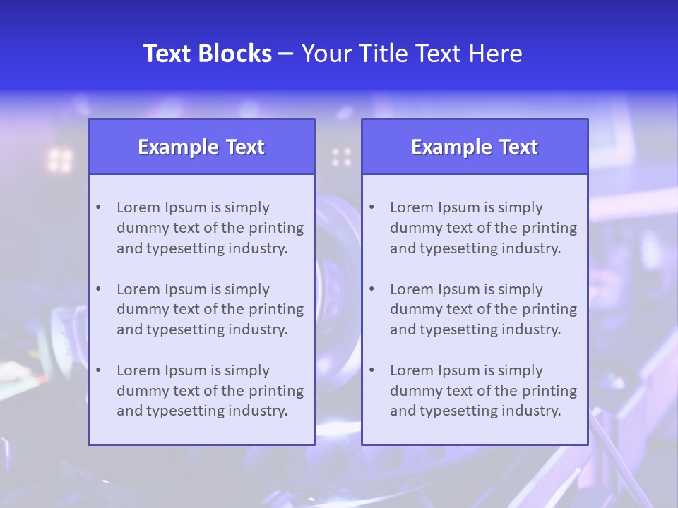 Light Instrument Jockey PowerPoint Template