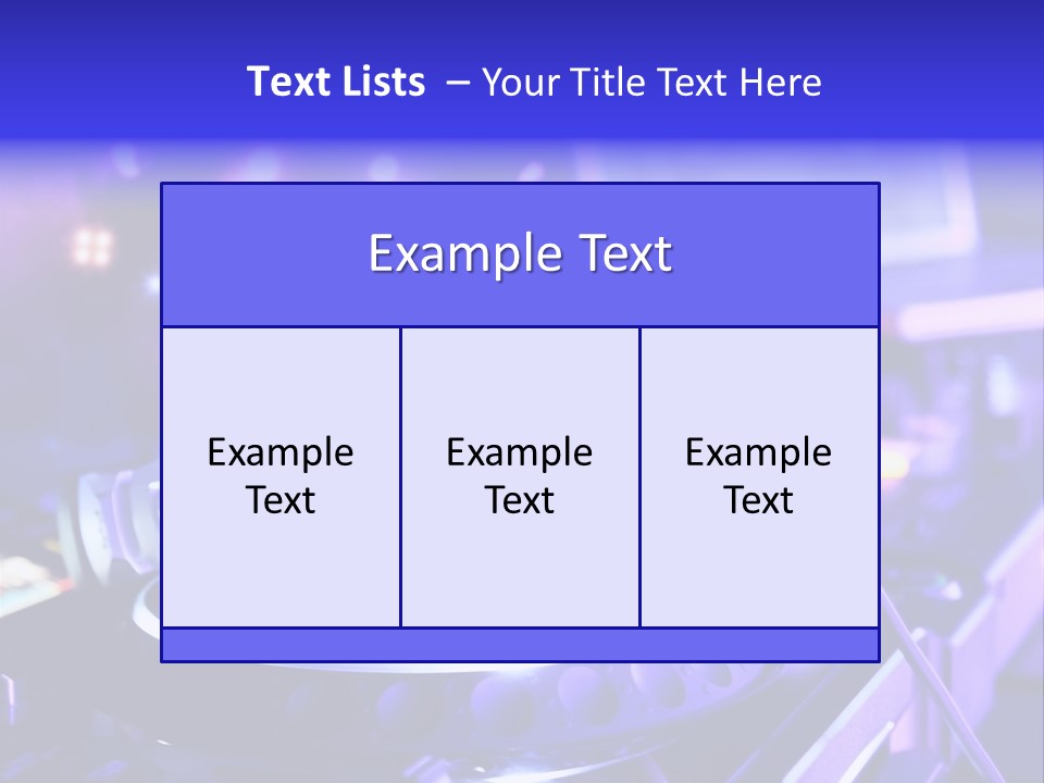 Light Instrument Jockey PowerPoint Template