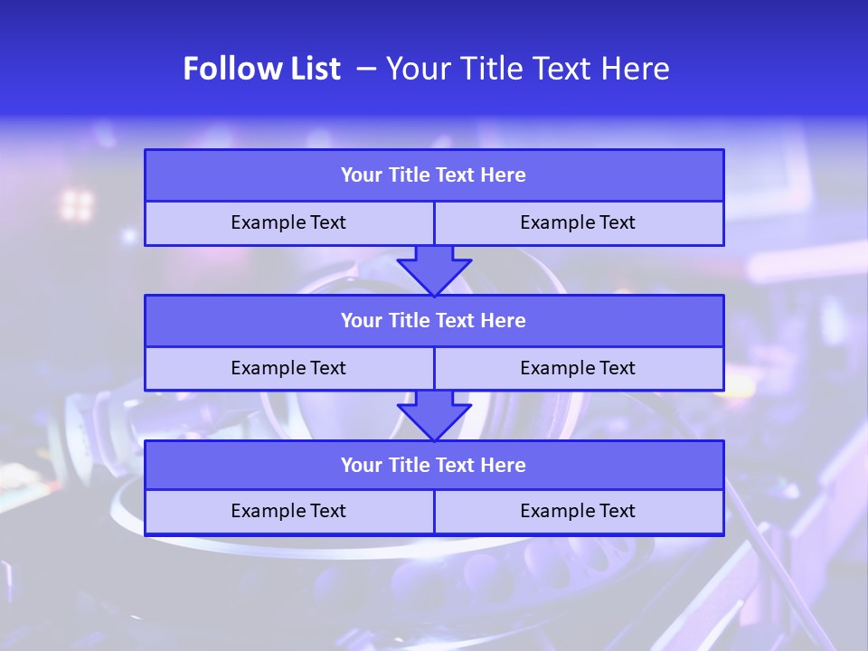 Light Instrument Jockey PowerPoint Template