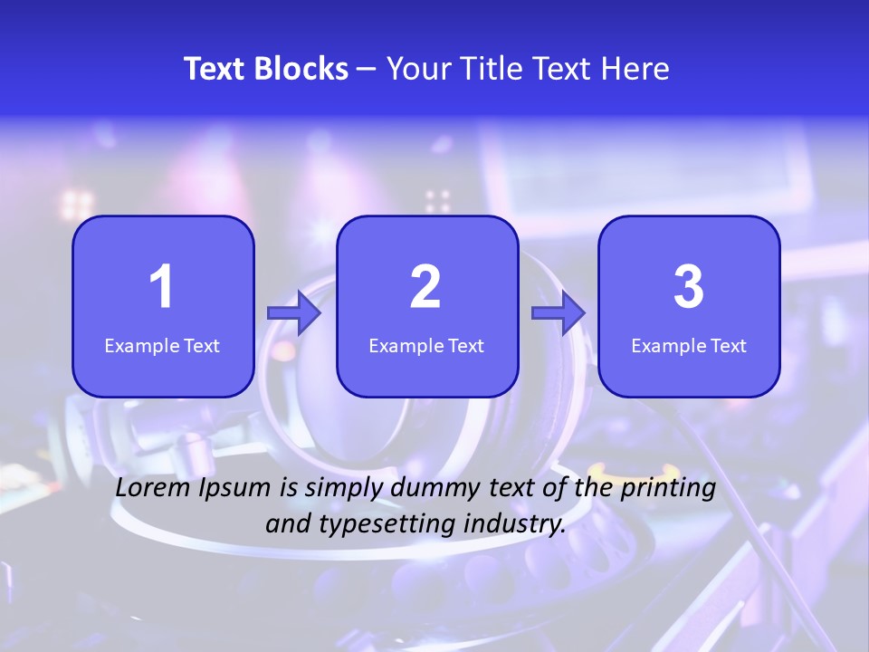 Light Instrument Jockey PowerPoint Template