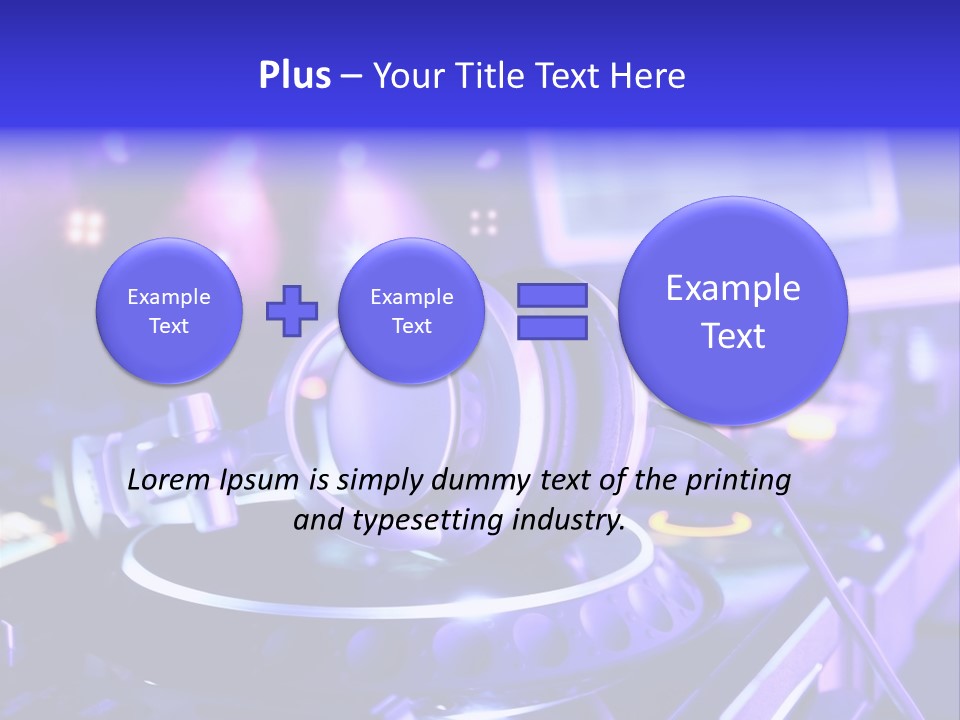 Light Instrument Jockey PowerPoint Template