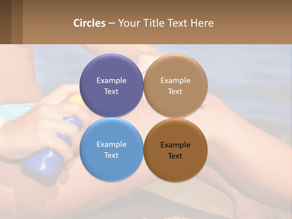 Concept Applying Relaxation PowerPoint Template