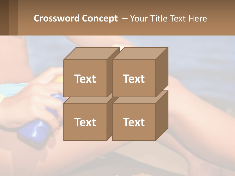 Concept Applying Relaxation PowerPoint Template