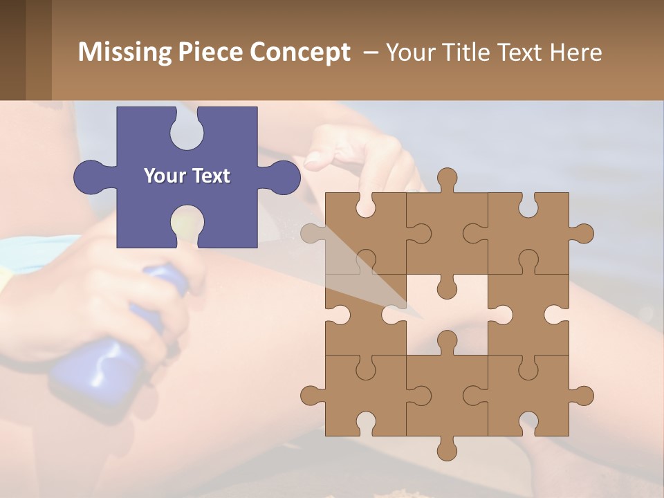 Concept Applying Relaxation PowerPoint Template