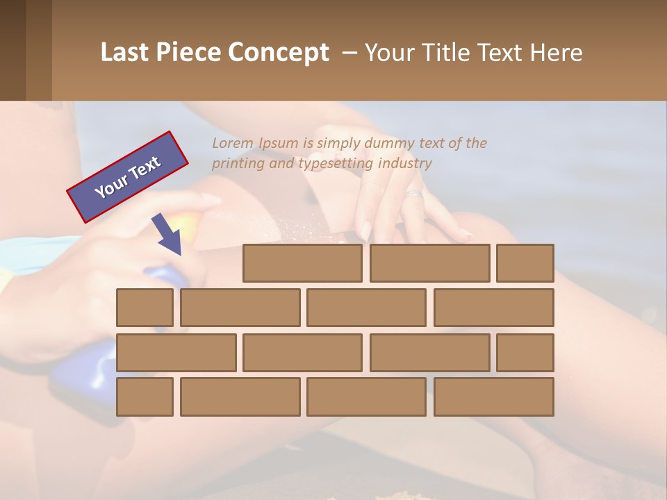 Concept Applying Relaxation PowerPoint Template