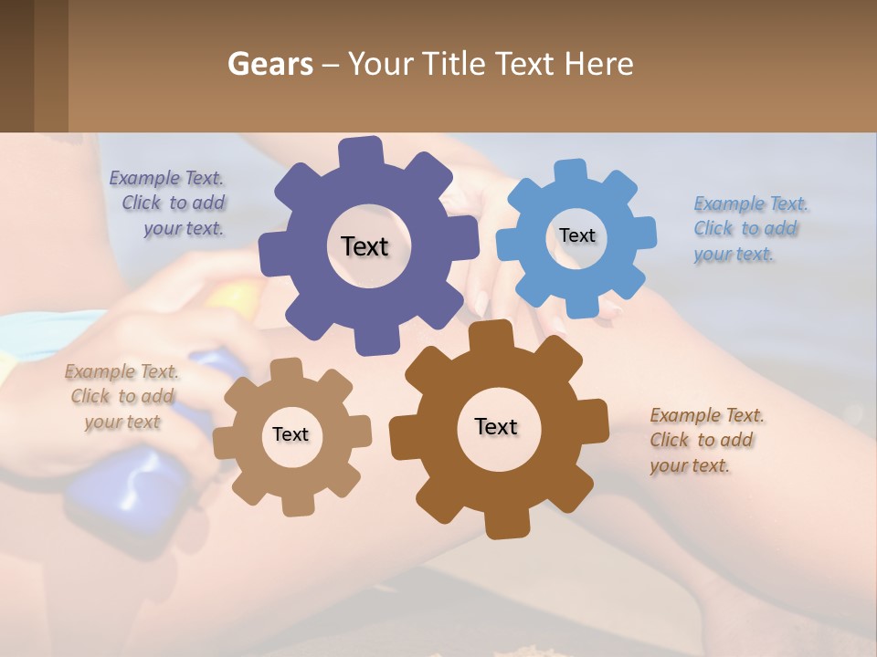 Concept Applying Relaxation PowerPoint Template