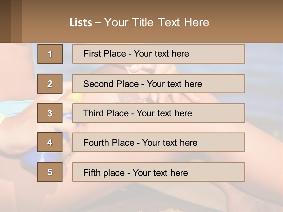 Concept Applying Relaxation PowerPoint Template