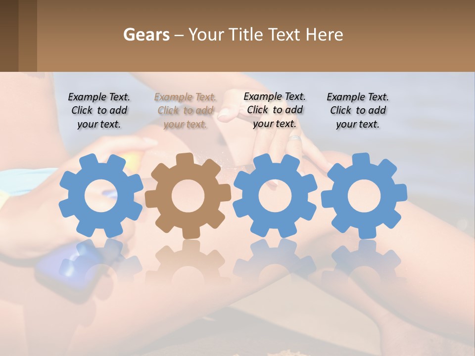 Concept Applying Relaxation PowerPoint Template