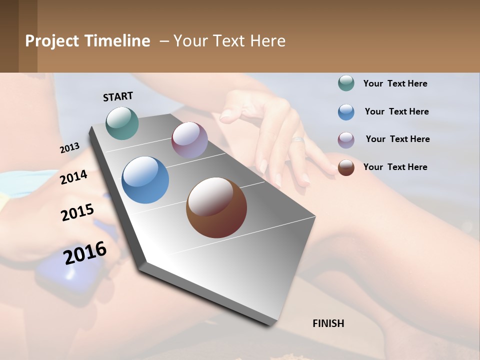 Concept Applying Relaxation PowerPoint Template