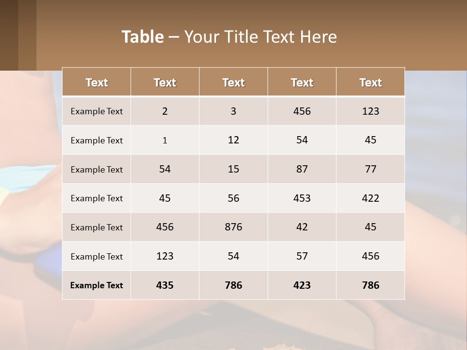 Concept Applying Relaxation PowerPoint Template