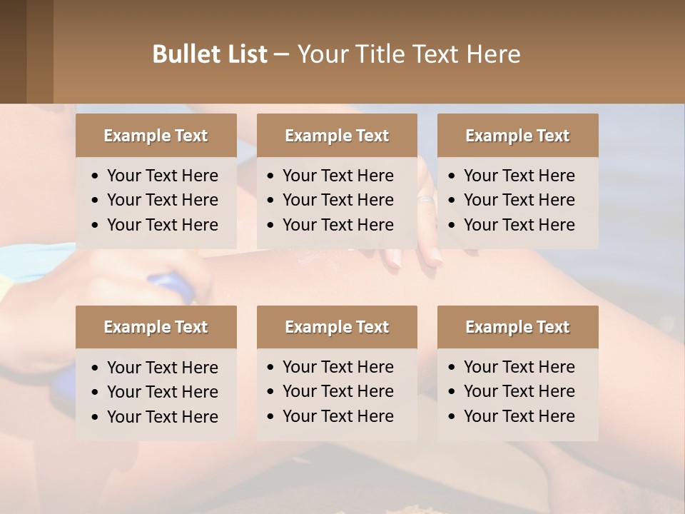 Concept Applying Relaxation PowerPoint Template