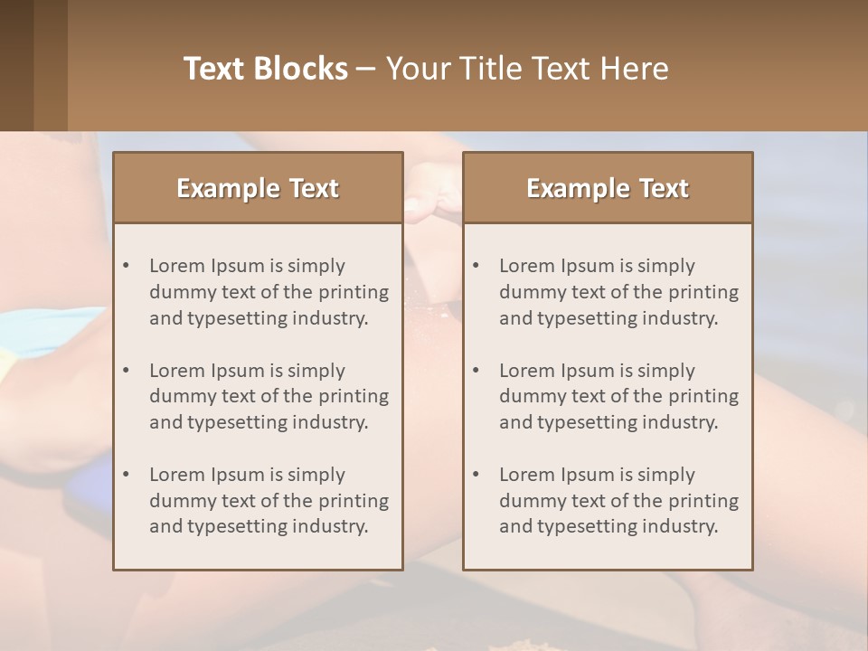 Concept Applying Relaxation PowerPoint Template