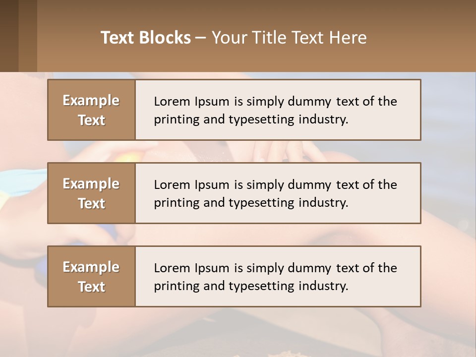 Concept Applying Relaxation PowerPoint Template
