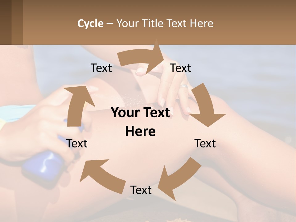 Concept Applying Relaxation PowerPoint Template
