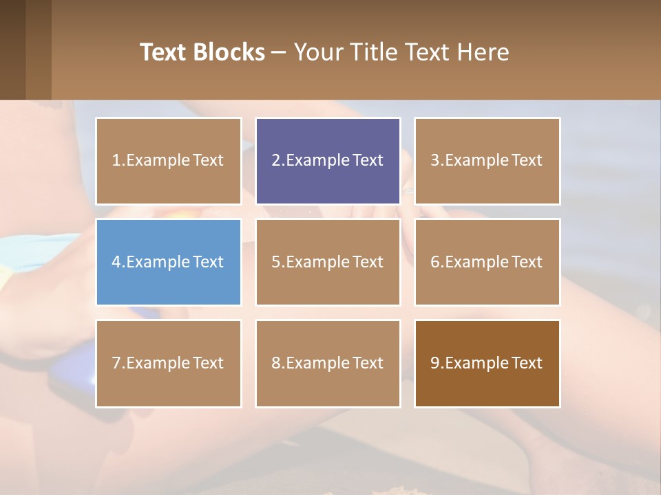 Concept Applying Relaxation PowerPoint Template
