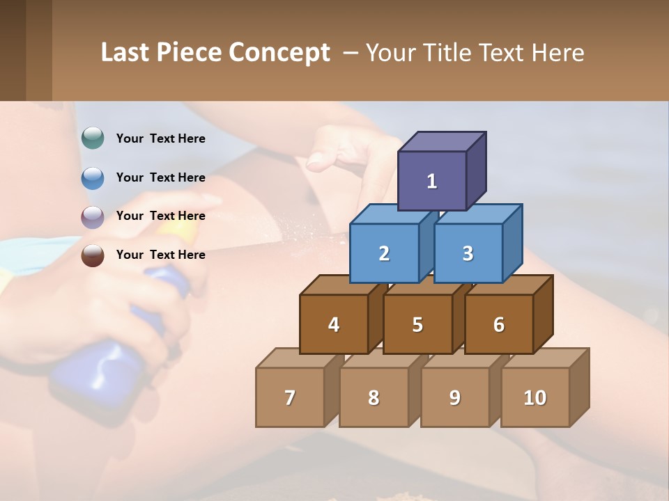 Concept Applying Relaxation PowerPoint Template