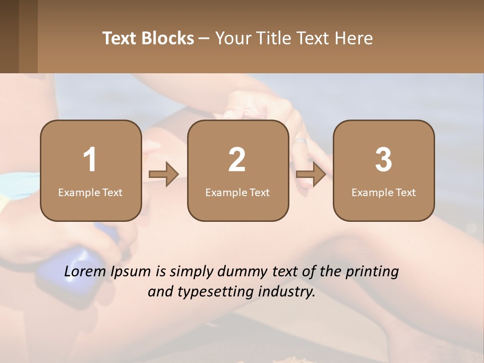 Concept Applying Relaxation PowerPoint Template