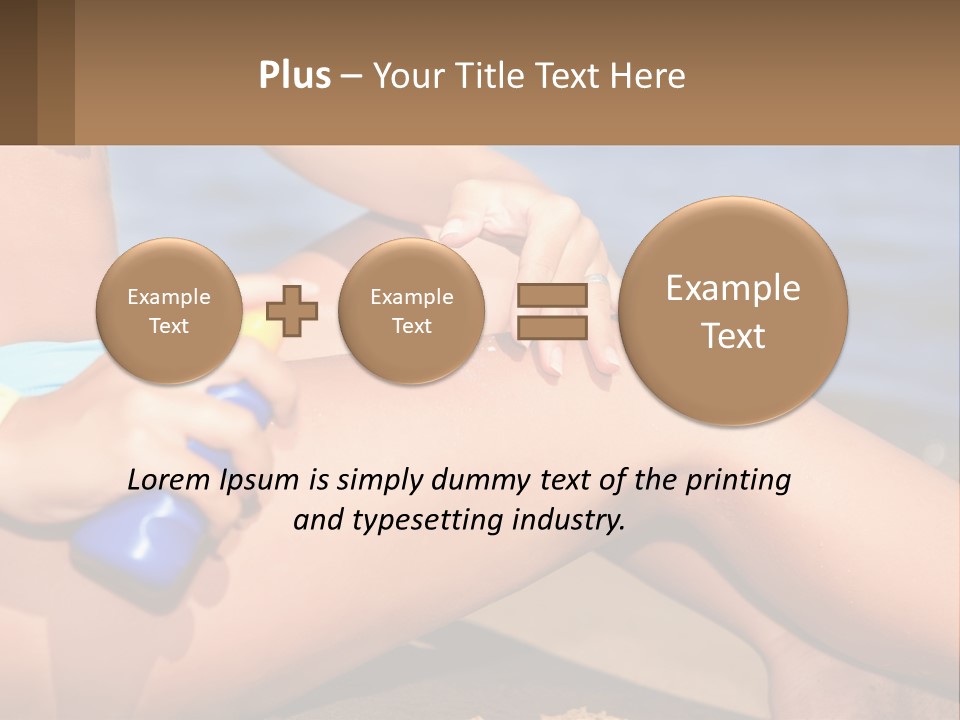 Concept Applying Relaxation PowerPoint Template