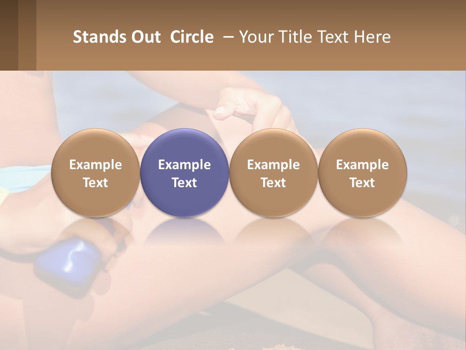 Concept Applying Relaxation PowerPoint Template