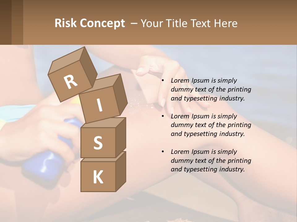 Concept Applying Relaxation PowerPoint Template