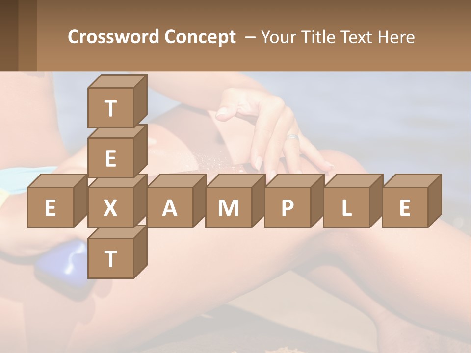 Concept Applying Relaxation PowerPoint Template