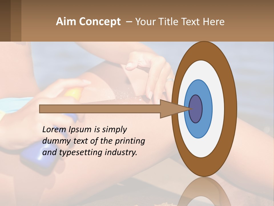 Concept Applying Relaxation PowerPoint Template