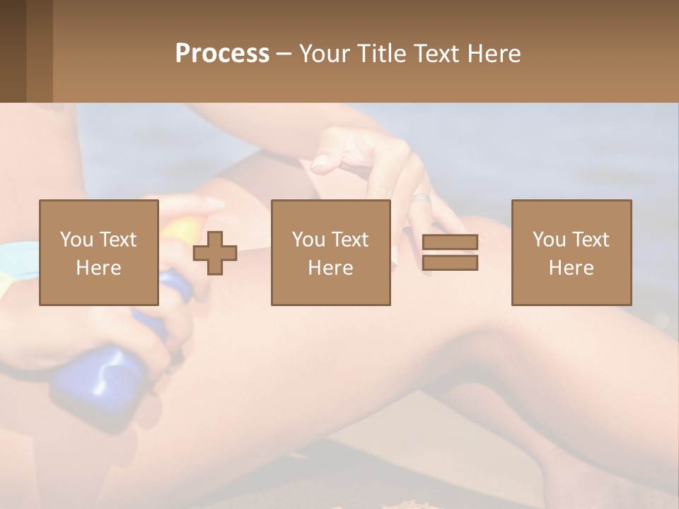 Concept Applying Relaxation PowerPoint Template
