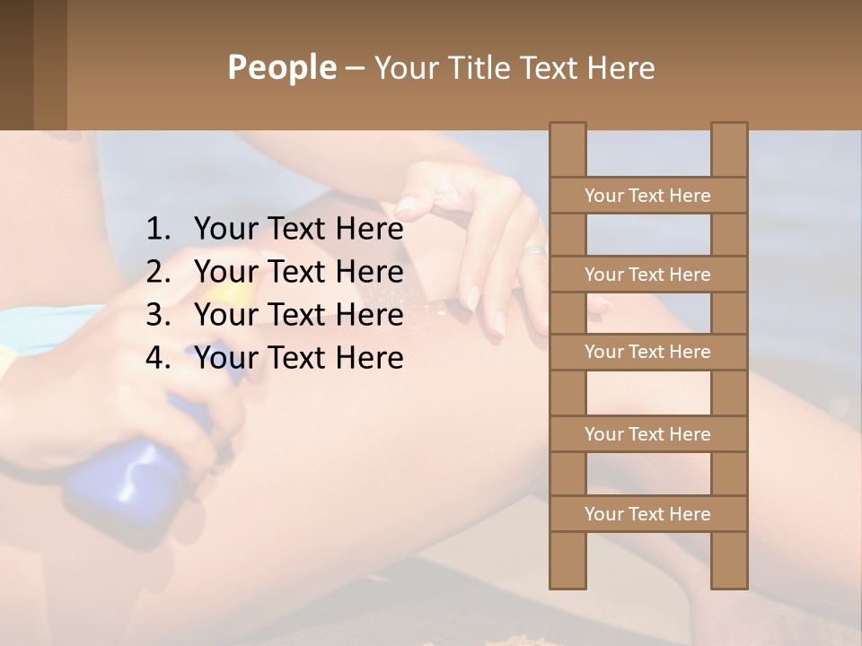 Concept Applying Relaxation PowerPoint Template