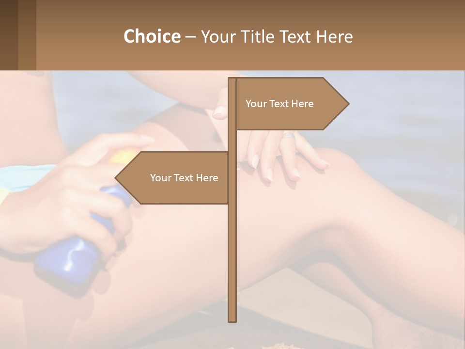 Concept Applying Relaxation PowerPoint Template