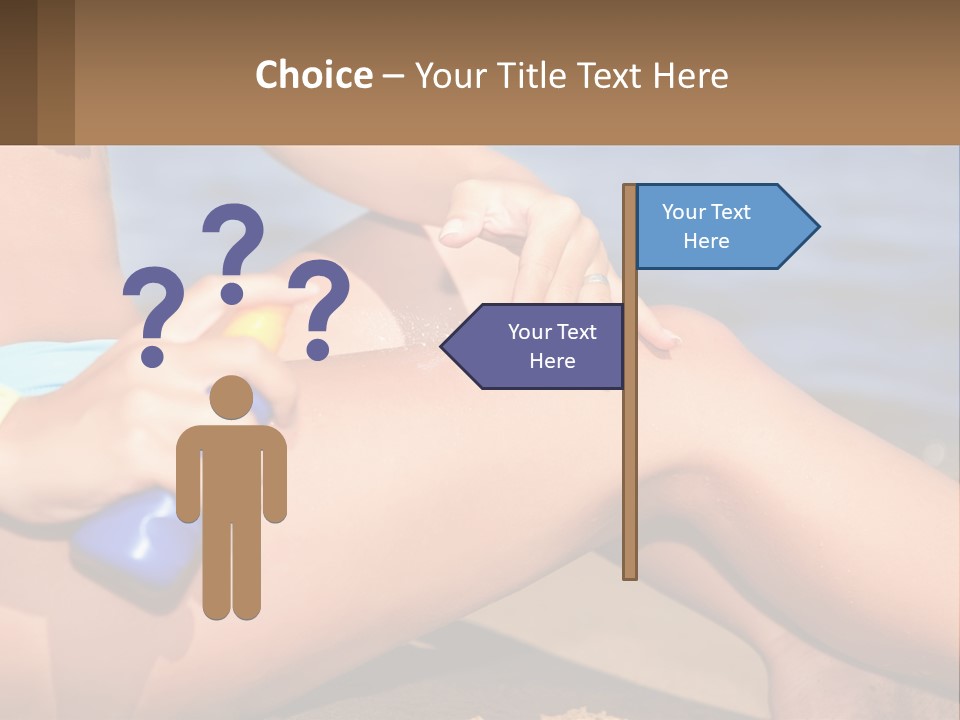 Concept Applying Relaxation PowerPoint Template
