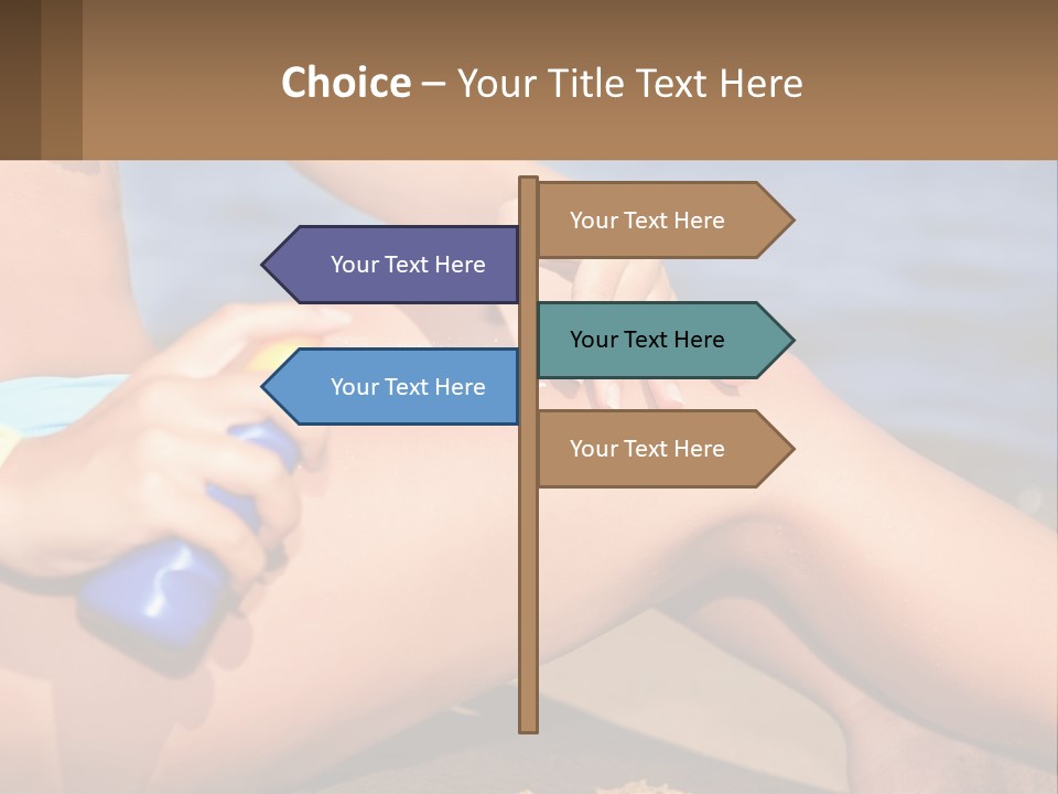 Concept Applying Relaxation PowerPoint Template