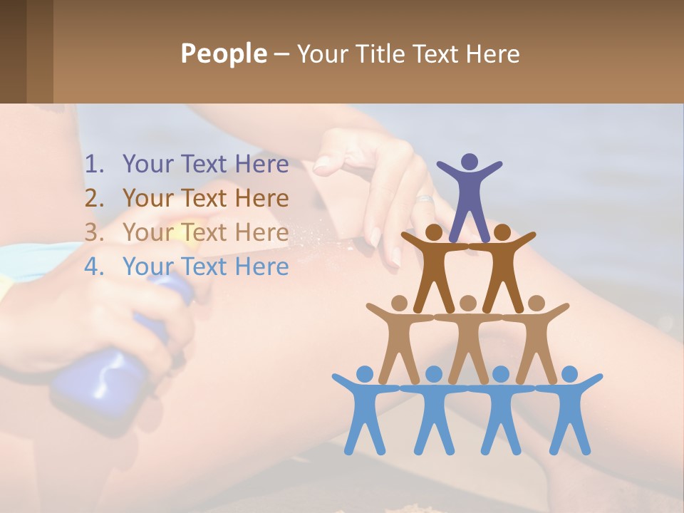 Concept Applying Relaxation PowerPoint Template