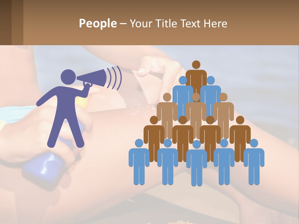 Concept Applying Relaxation PowerPoint Template