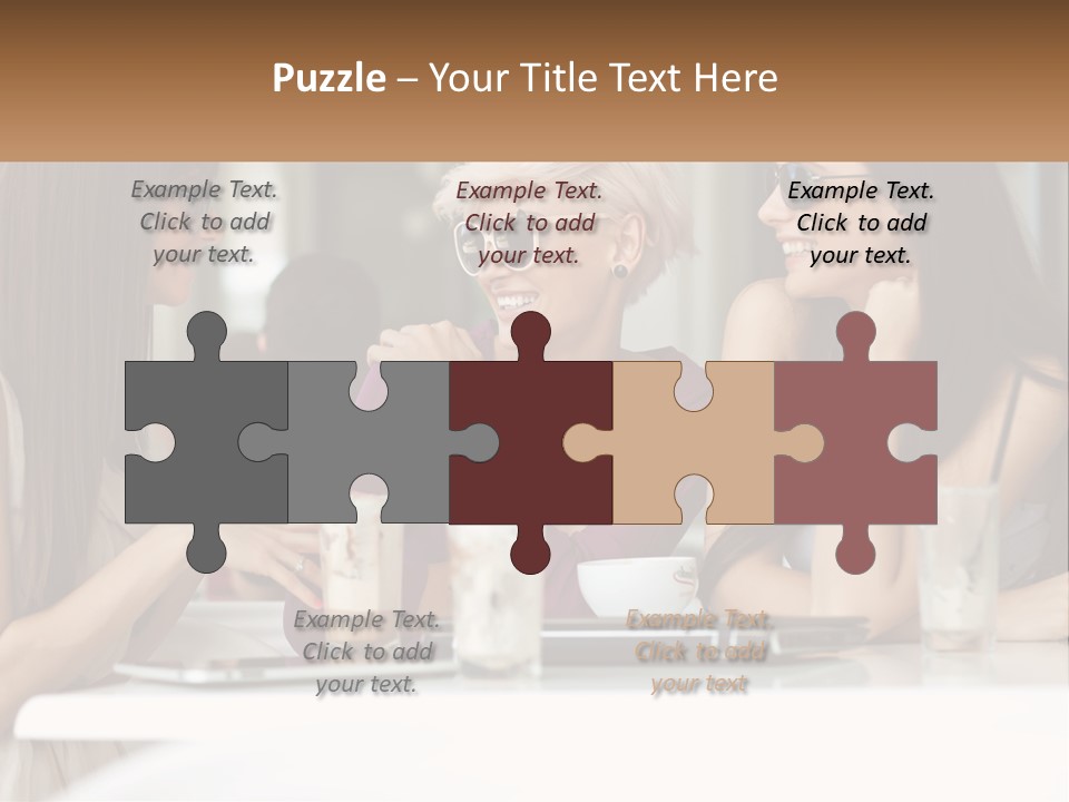 Women Rest Friends PowerPoint Template