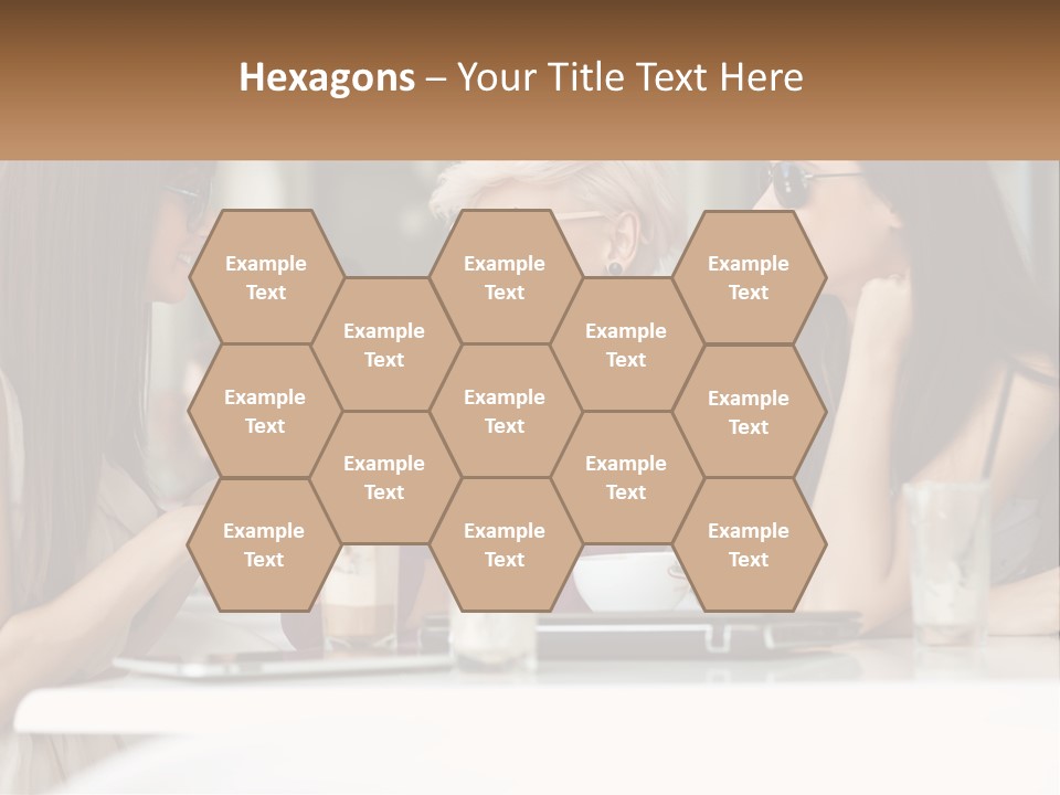 Women Rest Friends PowerPoint Template