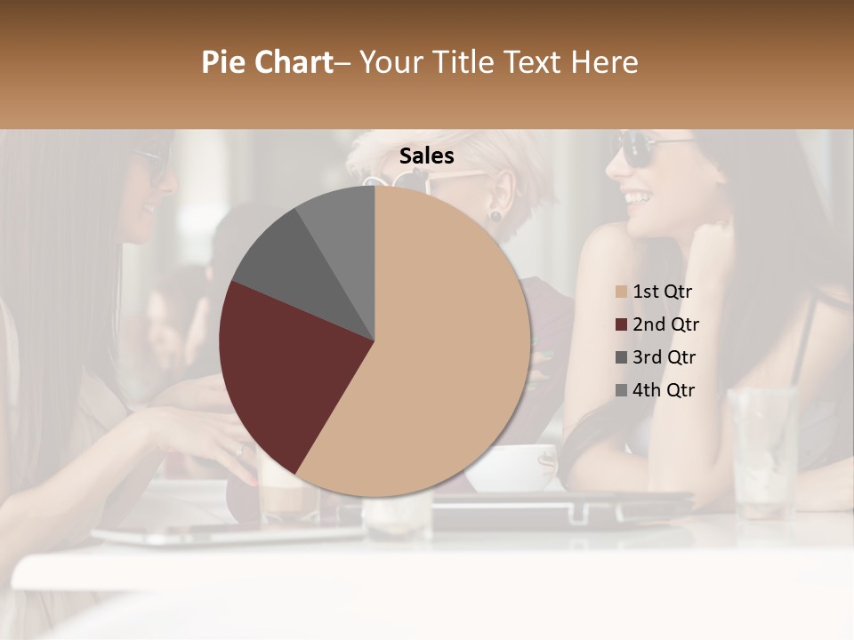 Women Rest Friends PowerPoint Template