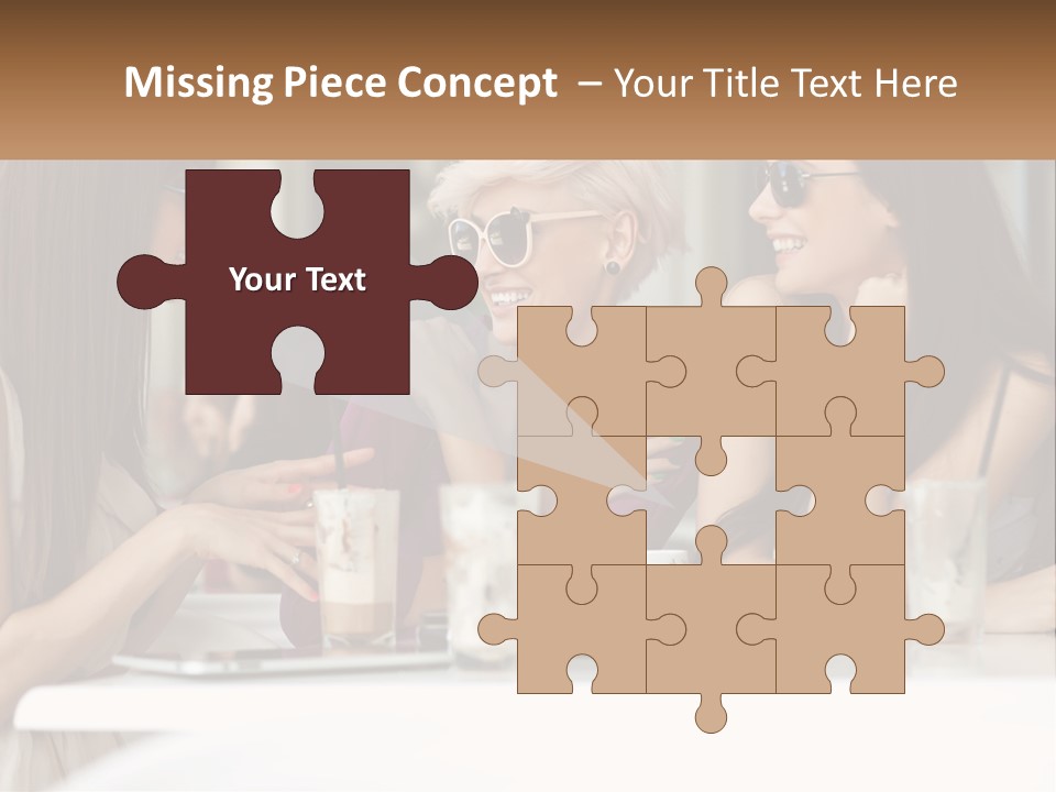 Women Rest Friends PowerPoint Template